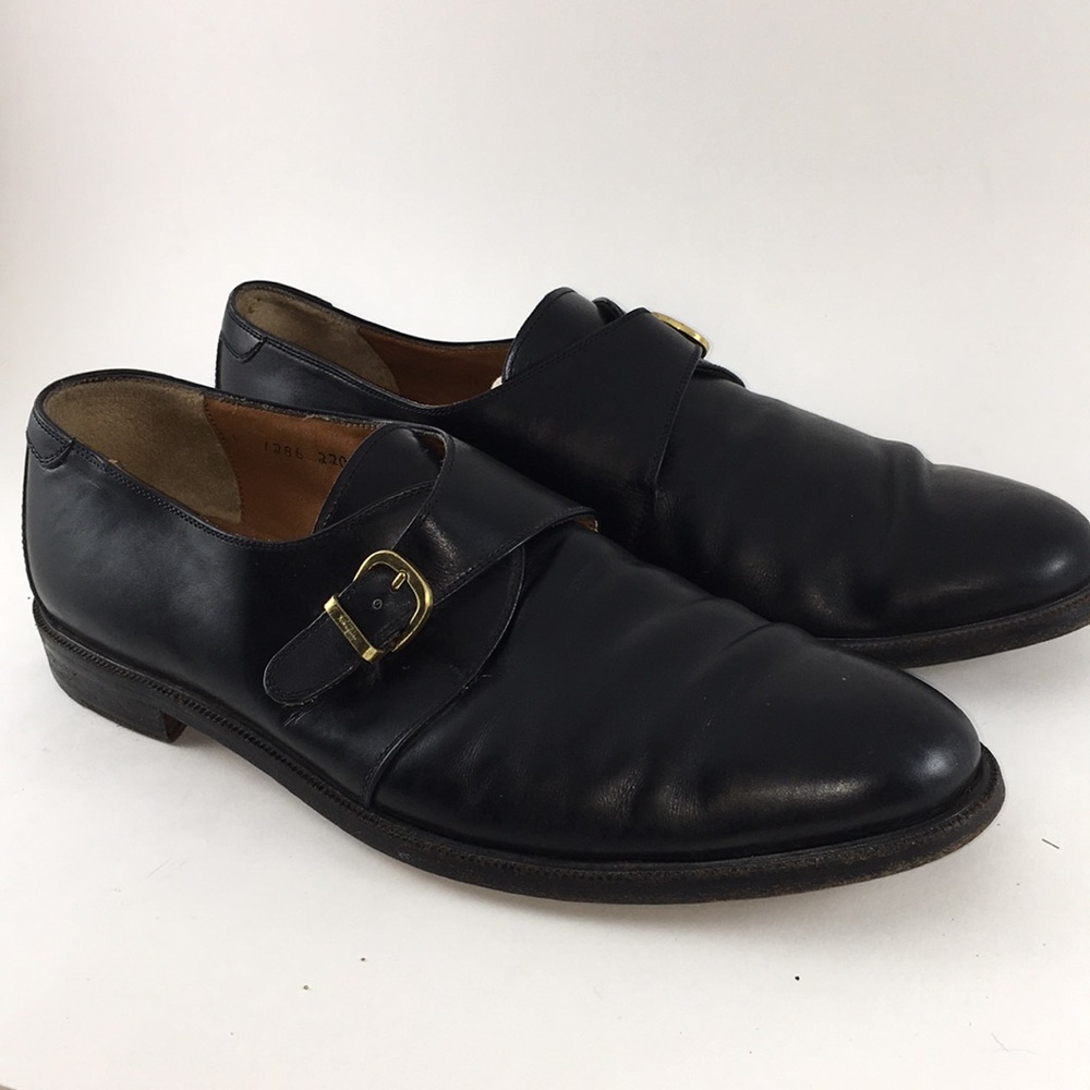 Salvatore Ferragamo Italian Leather Buckle Shoes